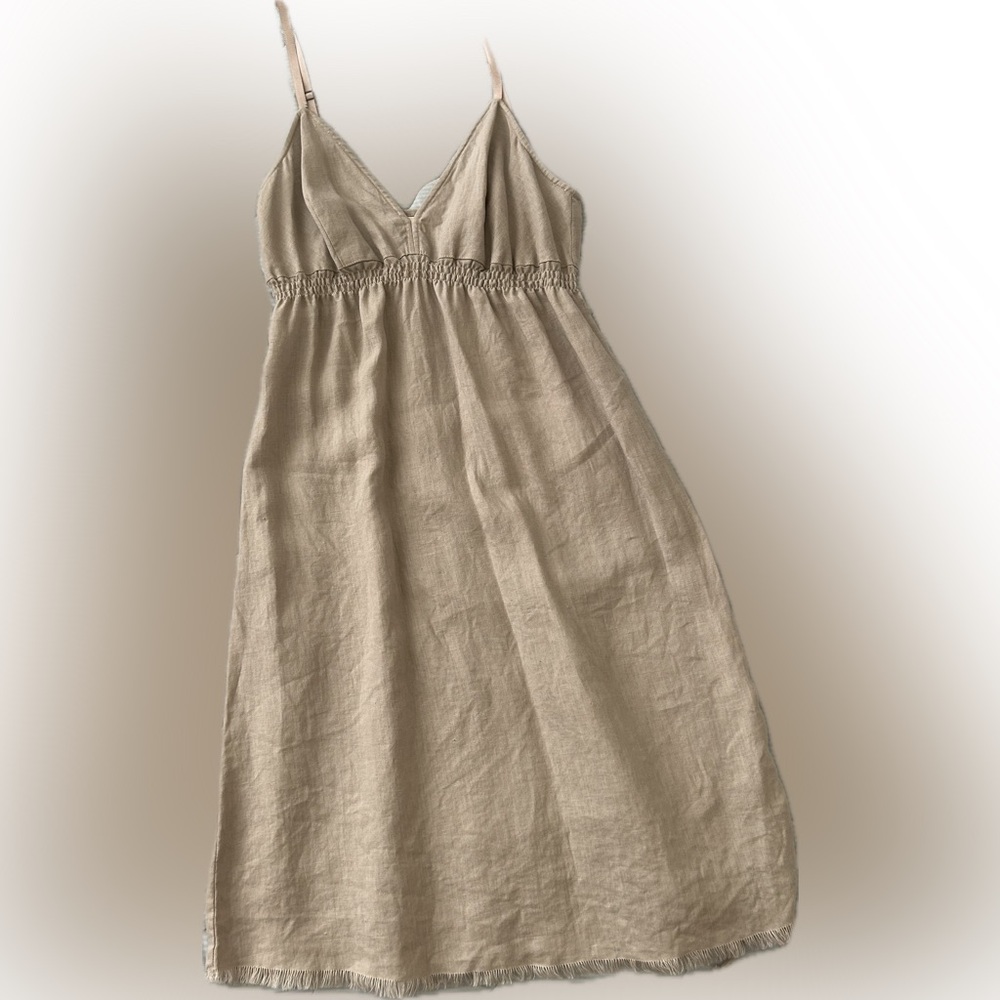 Anthropologie Tan Mini Dress